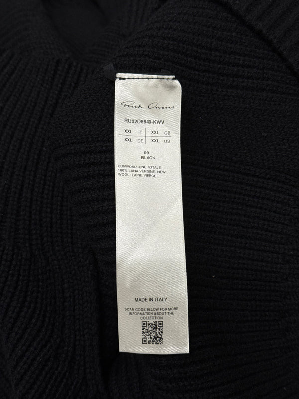 F/W2024 Rick Owens “Porterville” heavy knit crewneck sweater