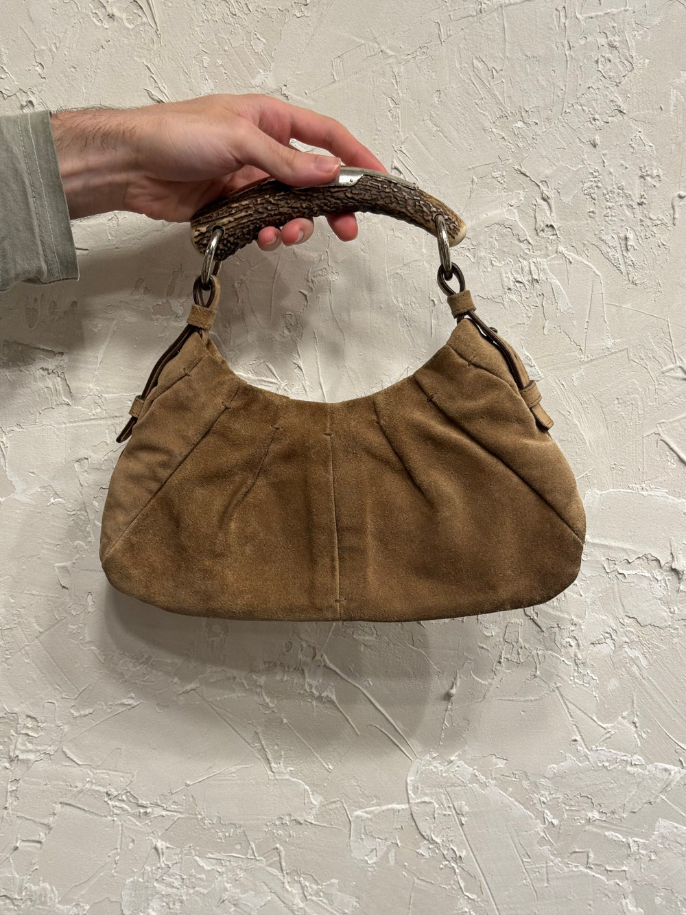 2002 Yves Saint Laurent mombasa horn bag