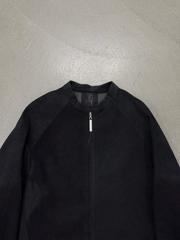 Isaac Sellam metal spine lambskin leather jacket