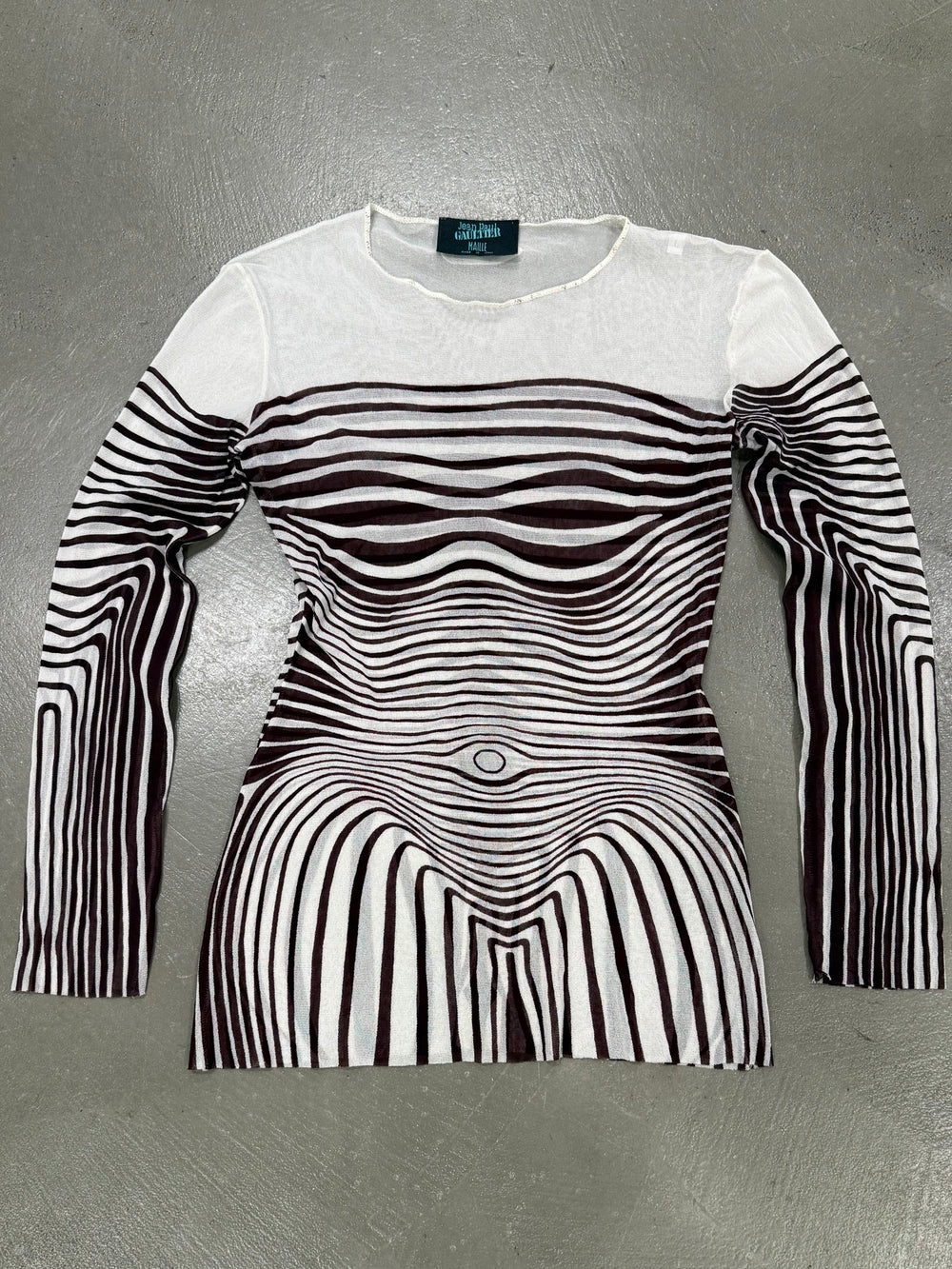 1995 Jean Paul Gaultier cyberbaba mesh top