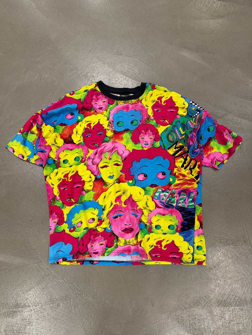 1991 Versace jeans Couture "Betty Boop and Marilyn Monroe" t-shirt