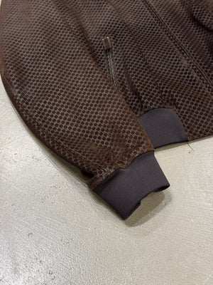 Gucci by Tom Ford mini GG monogram suede bomber jacket