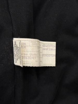 1990s EMPORIO Armani velour boxy military jacket