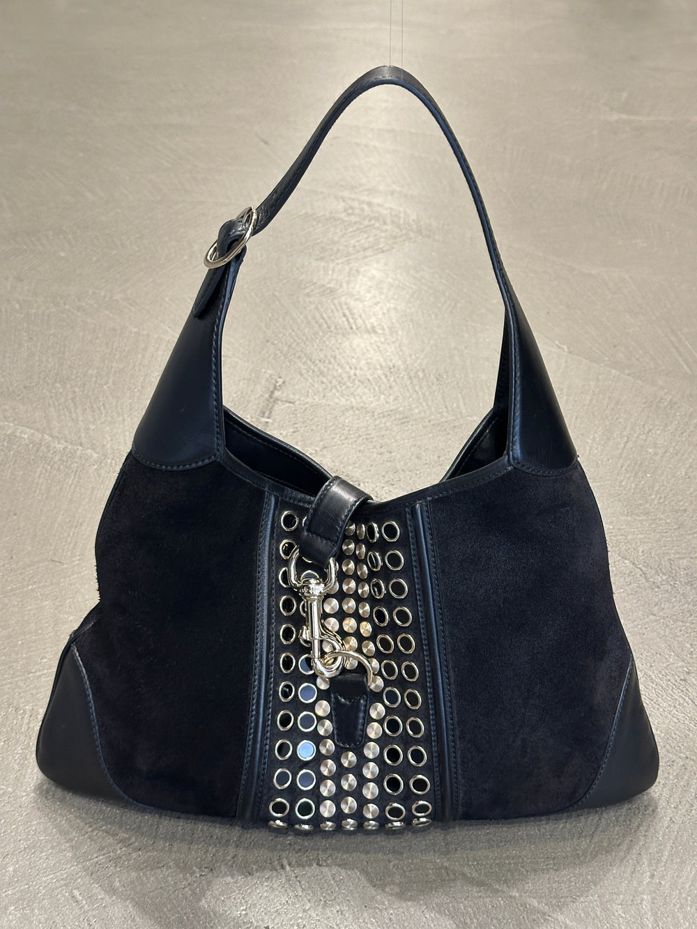 2002-2004 Gucci by Tom ford studded suede Jackie bag