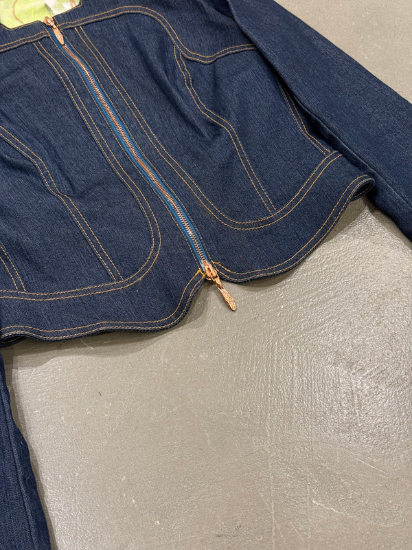 S/S2002 Roberto Cavalli iconic denim jacket