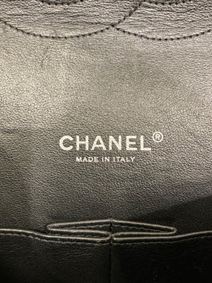 2013-2014 Chanel Large Flap double chain matelasse patent leather bag