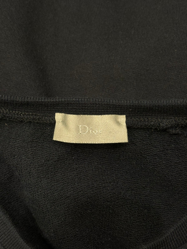 2006 Dior "These Grey Days" cotton sweatshirt + Gucci Jacket