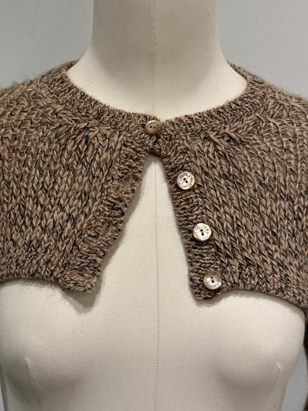 S/S1999 Dolce & Gabbana runway cropped cardigan + top set