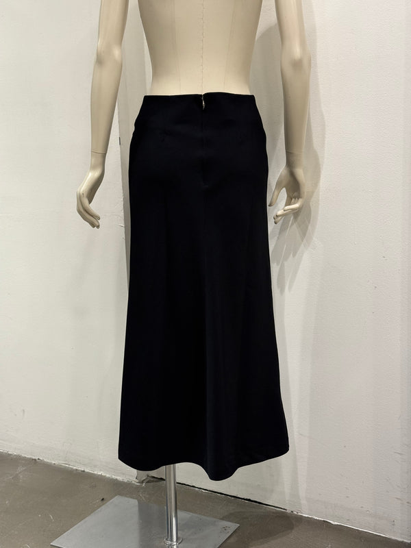 Yohji Yamamoto flared maxi skirt