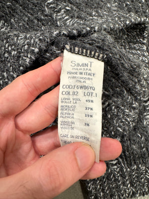 1990s ARMANI alpaca stripe knit sweater