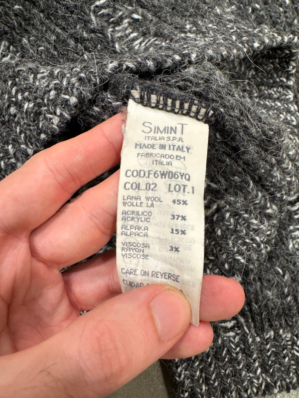1990s ARMANI alpaca stripe knit sweater