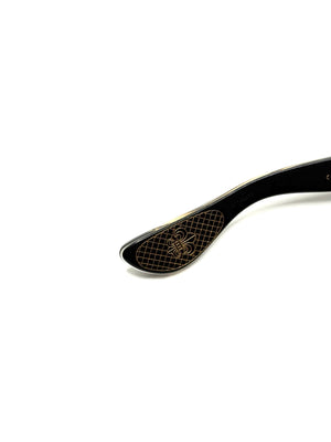Chrome Hearts “Cuntvoluted” 18k gold plated dagger sunglasses