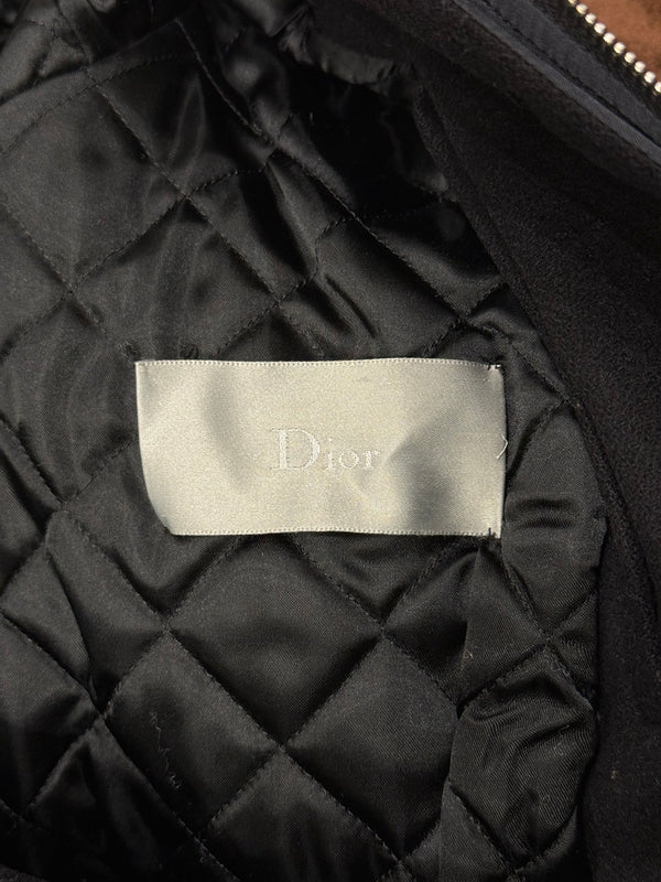 2010s Dior by KVA shearling wool jacket