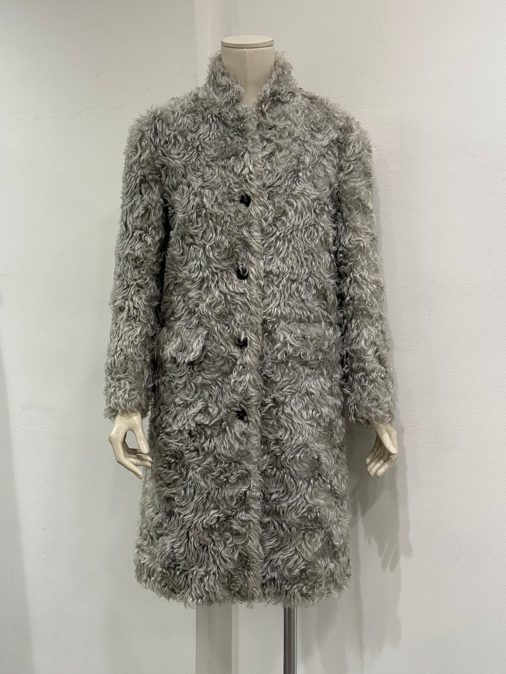 A/W2007 Prada runway faux fur mohair coat