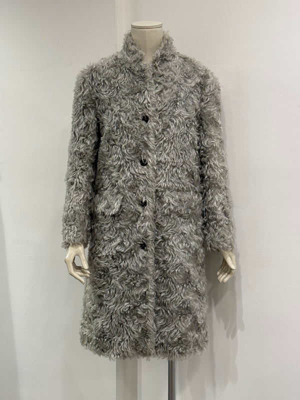 A/W2007 Prada runway faux fur mohair coat