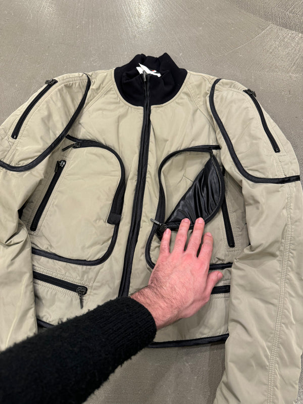 2000s Plein Sud cargo utility nylon jacket