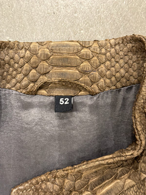 2008 Giorgio Armani python leather jacket
