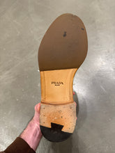 Load image into Gallery viewer, 2000s Prada white leather derby shoes
