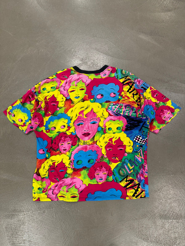 1991 Versace jeans Couture "Betty Boop and Marilyn Monroe" t-shirt