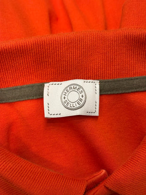 Hermès paneled polo shirt