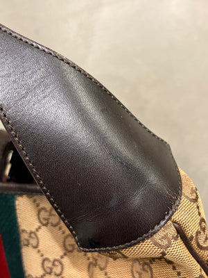2000s Gucci Monogram GG Jackie shoulder bag