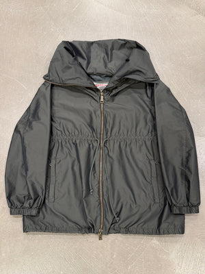 Prada oversized collar light jacket
