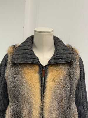 2007 Gucci fur cardigan