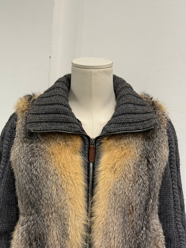 2007 Gucci fur cardigan