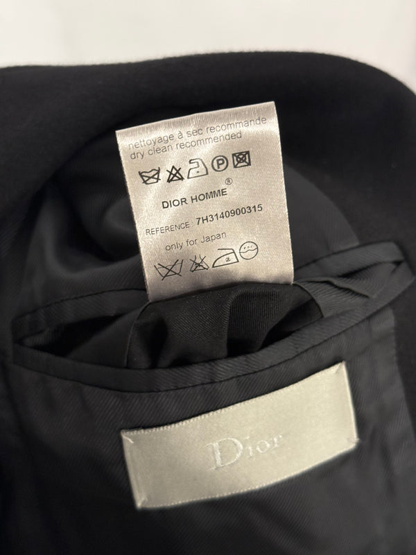 A/W2007 Dior by Hedi Slimane “Navigate” double breasted military jacket