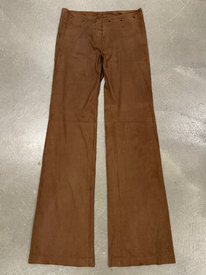 2000s Plein Sud suede set sleeveless top & pants