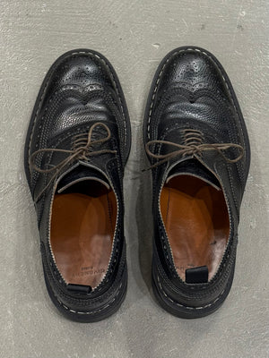 2010s Givenchy by Riccardo Tisci metal seam derby shoes
