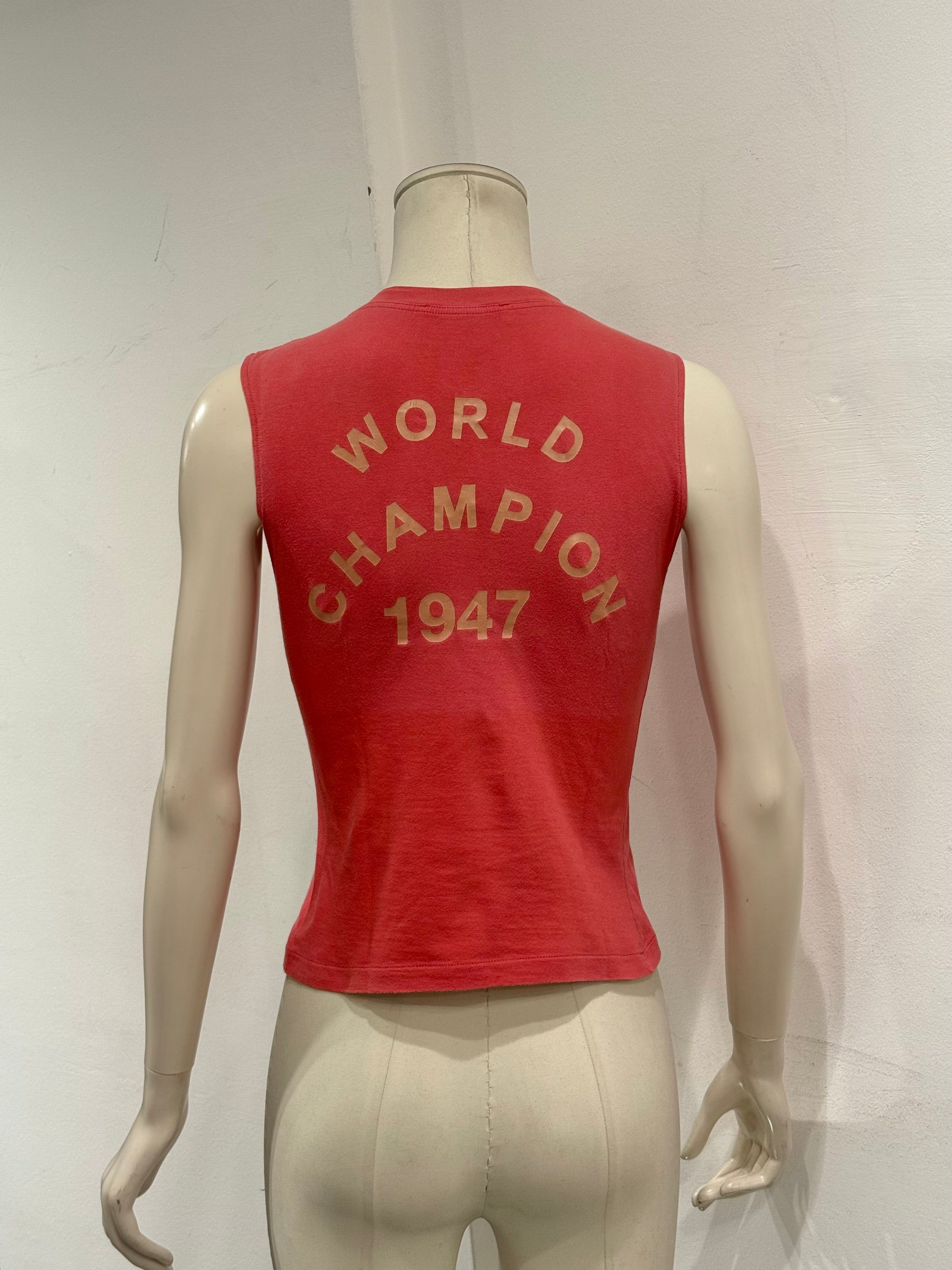 S/S2003 Christian Dior by John Galliano j'adore tank top