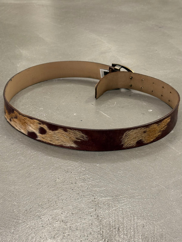2000s Cavalli pony hair belt
