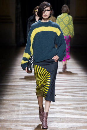 A/W2014 Dries Van Noten runway alpaca & wool boxy knit