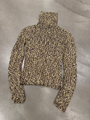 2000s Celine 100% silk heavy knit