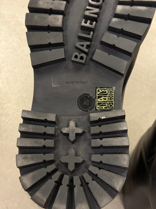 Balenciaga hummer leather boots