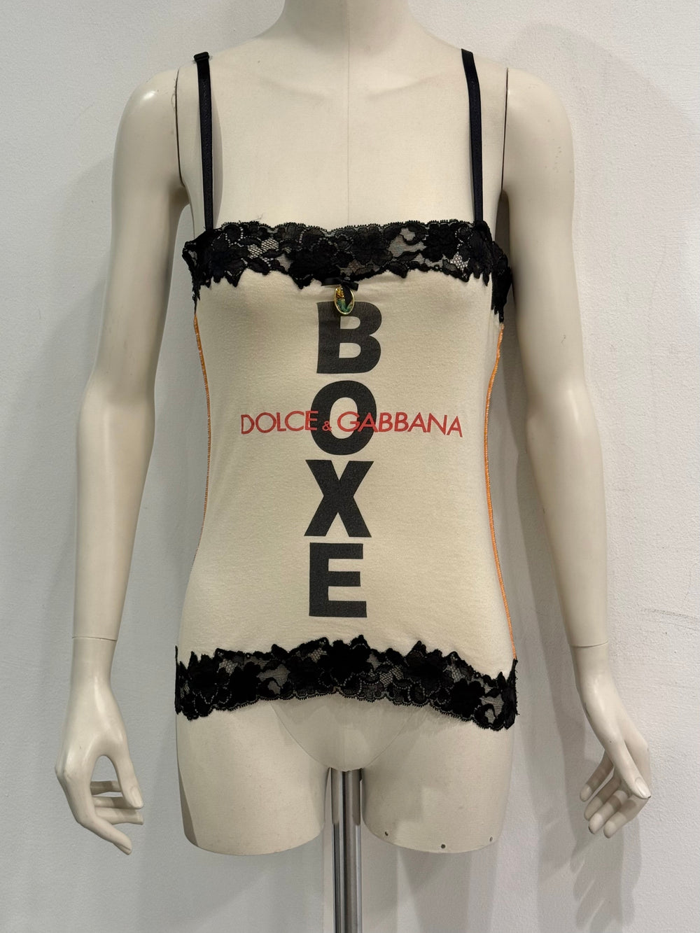 2001 Dolce & Gabbana iconic "Boxe" top