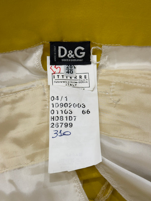 S/S2004 D&G racing motocross patch detailed pants