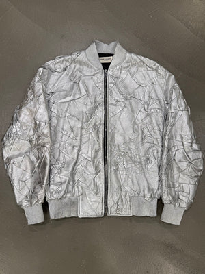 A/W2016 Saint Laurent by Hedi Slimane sample leather bomber jacket