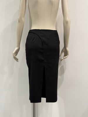 2000s Roberto Cavalli belted midi skirt