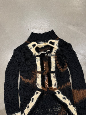 AW2007 Jean Paul Gaultier crochet knit