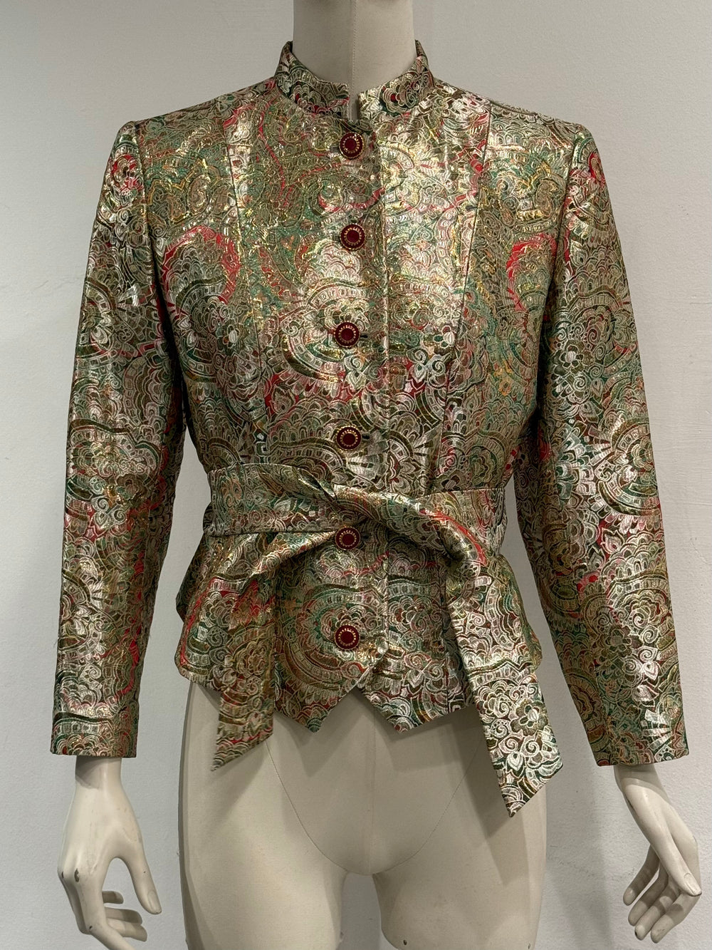 F/W1995 Yves Saint Laurent paisley jacquard jacket