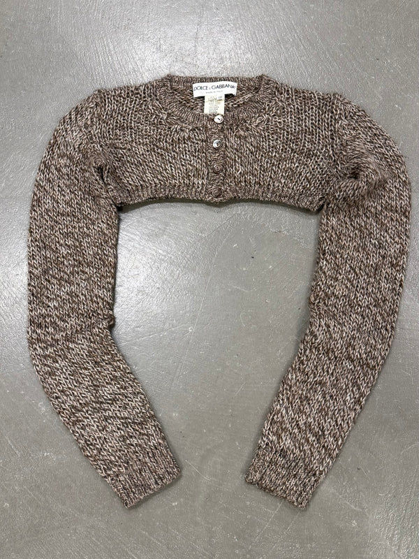 1999 Dolce & Gabbana runway cropped cardigan