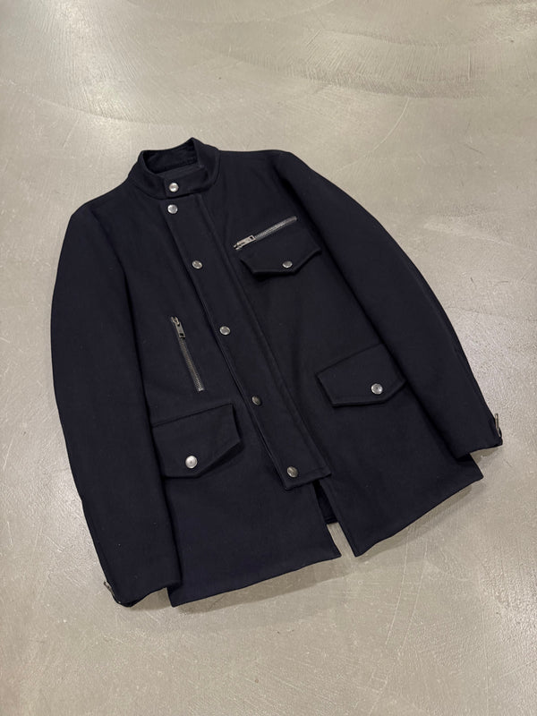 A/W2004 Gucci by Tom Ford runway multi-pocket wool coat
