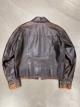 Load image into Gallery viewer, 1990s Dolce &amp; Gabbana boxy oversized faded leather jacket
