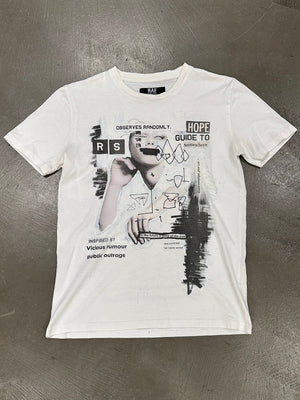2000s Raf Simons observes randomly t-shirt