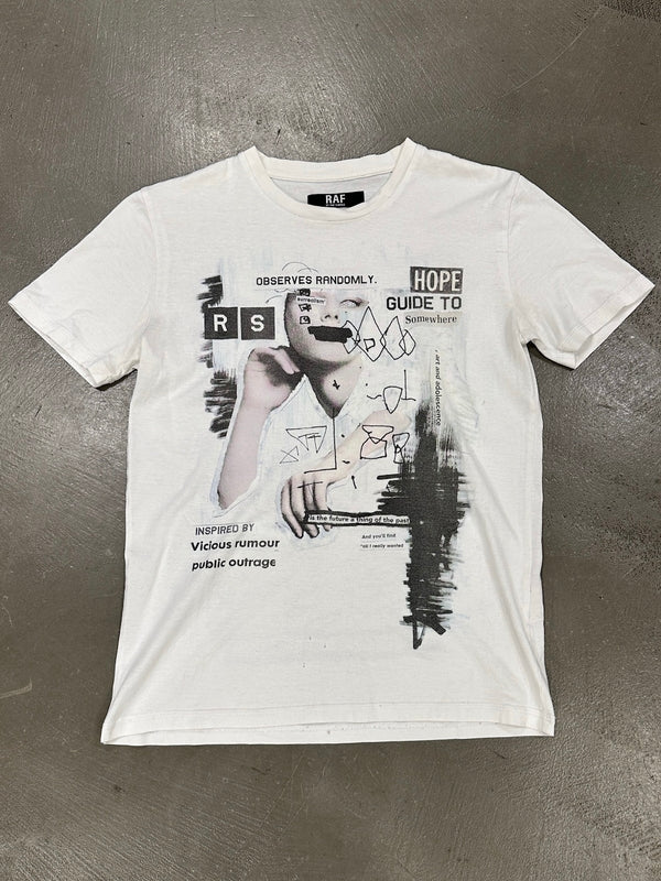 2000s Raf Simons observes randomly t-shirt