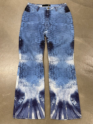 2000s Cavalli printed jeans