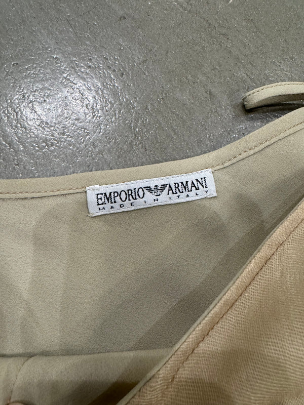 1990s Emporio Armani double layered skirt