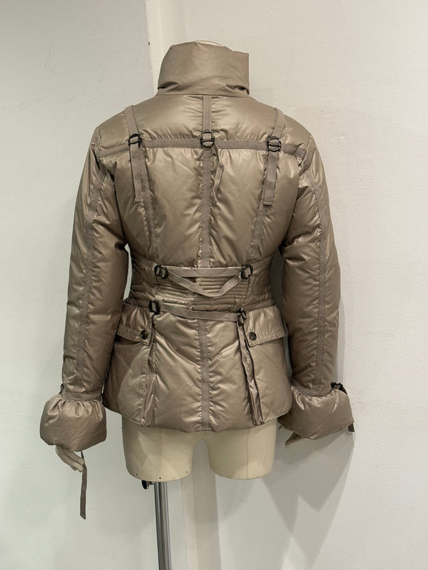 2000s Cavalli bondage harness parachute puffer  jacket
